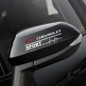 Car side mirror emblem design car body decoration sticker Rear Side Decal For Chevrolet Captiva Cruze Spark Colorado Malibu Trax Z71 Aveo Orlando Lacetti Equinox Camaro Cavalier Epica Impala Tracker Nubira
