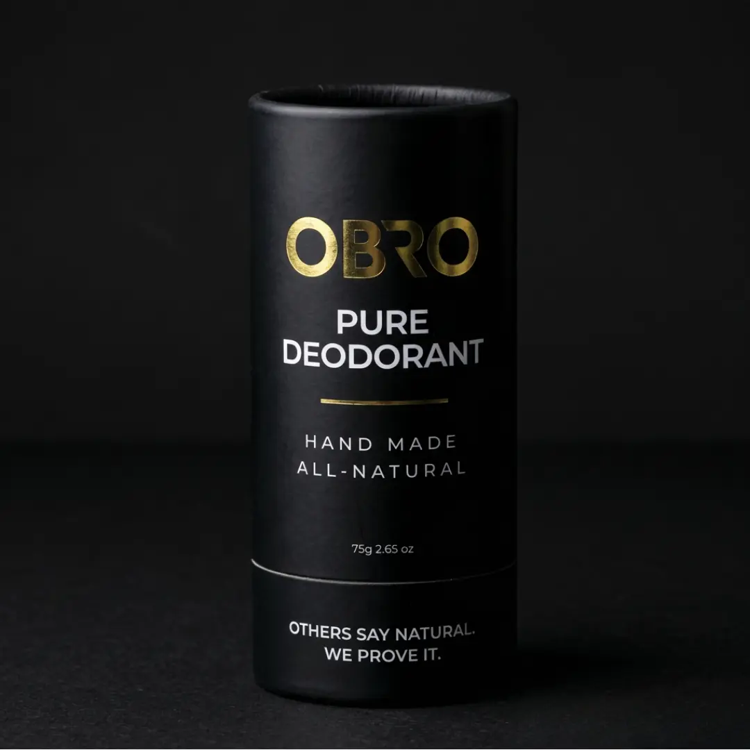 OBRO 100% Natural Deodorant Stick, Aluminum-Free with Smooth Glide - Gentle and Scented for Daily Body Care