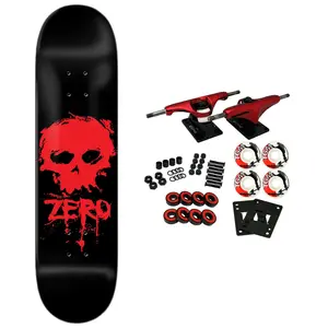 Zero Skateboard Complete Blood Skull 8.5" x 32.3"