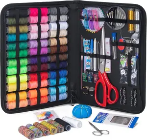 1Set Sewing Kit for Adults,Sewing Supplies Set - Complete Sew Kit of Needle and Thread for Beginners - Travel Emergency - Basic Home Hand Sewing Repair Kits