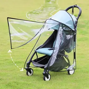 Stokke Yoyo3 Baby Stroller Rain Cover, Windproof and Waterproof, Compatible with Babyzen Yoyo1/2, Thick Eva Material, Shopping Cart Accessory