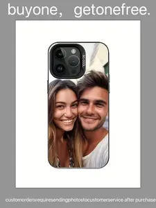 DIY custom phone case design; compatible with iPhone 11/12/13/14/15 Plus/16 Pro Max/17 Air/Pro/Pro Max Apple series phones; personalized couple-exclusive customization; custom photo exclusive customization.