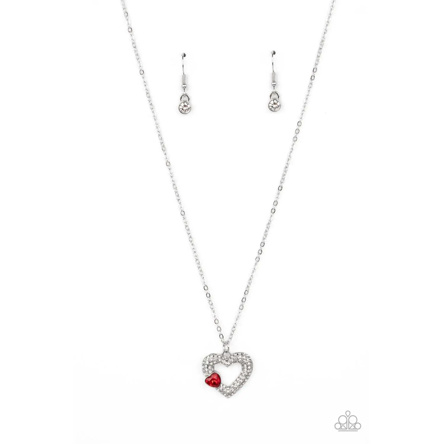 Paparazzi-Bedazzled Bliss - Red Necklace