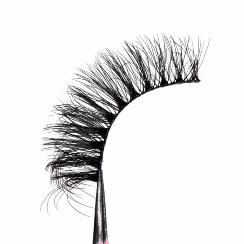 “Princess Treatment” 15mm Wispy Natural Lashes High Quality Faux Mink Reusable Strip Eyelashes Lightweight Makeup Cosmetic