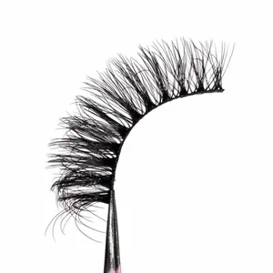 “Princess Treatment” 15mm Wispy Natural Lashes High Quality Faux Mink Reusable Strip Eyelashes Lightweight Makeup Cosmetic