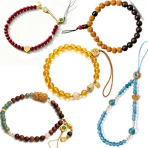 Five Elements Oriental Mysticism Phone Charm Set | Wealth, Protection, Luck, Peace & Blessing