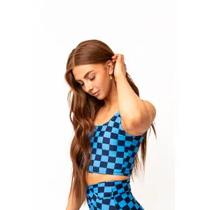 Coast Top | Blue Check