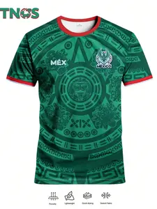2026 Mexico World Cup Football Jersey, Men & Youth Sports Tops, Outdoor Sportswear, Comfortable Round Neck T-Shirt, Casual Clothing