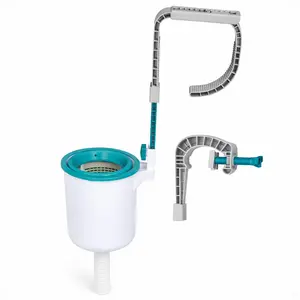 Bestway Flowclear Wall Mounted Automatic Swimming Pool Surface Skimmer, White