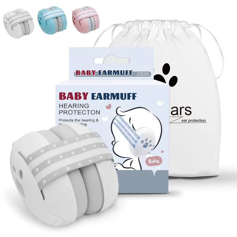 Baby Ear Muffs Noise Protection for Babies Adjustable Infant Noise Cancelling Headphones Against Hearing Damage Improves Sleep Travel Airplane Gift