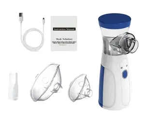 Ultrasonic Nebulizer - Nebulizers, Rechargeable Nebulizer Machine for Adults and Kids, Portable Nebulizer with Two Modes & Self-Cleaning Function for Breathing Problems