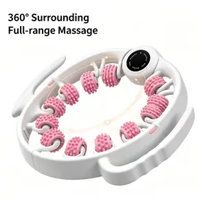 Adjustable 360° Ring Massage Roller for Full Body Muscle Relief
