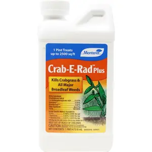 212 MAIN Monterey 5212-LG5202 1 Pt Crab-e-Rad Plus Concentrate Weed Killer, Specialty Garden Tool for Plant Care Needs