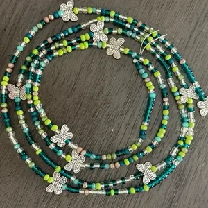 Hidden Gems tie on waist beads