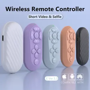 TikTok Scrolling Remote 2026 — Wireless Scroller + Page Turner + Camera Shutter for iPhone & Android