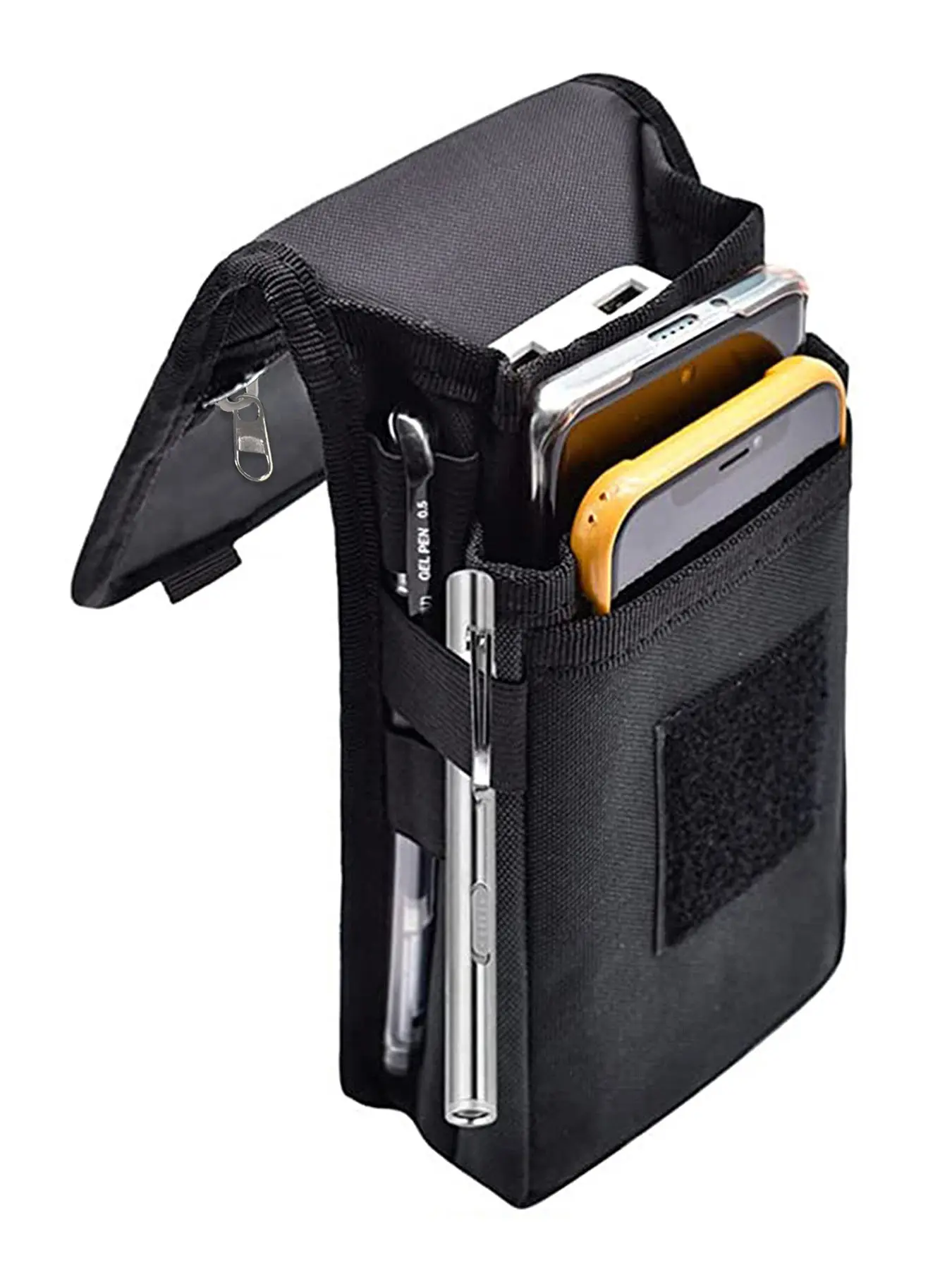 Men's Solid Color Belt Bag (Waist Belt Pocket), Zipper Everything Belt Bag, Versatile Multi-functional Phone Wallet Bag, Phone Pouch Card Holder, Ideal for Work, Camping, Rescue (A Travel Essential), Zipper Fanny Pack, Waist Bags