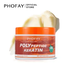 PHOFAY Peptide Collagen Hair Mask - Dual DeepRepair for Dry, Damaged Hair and All Hair Types Keratin,Jojoba Oil, Avocado Fruit, Vitamin Hair Mask EssencePromotes Hair Growth and Moisturization SpecificallyFormulated for Women (12 fl 0z)