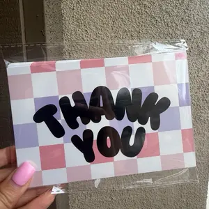 4x6 Package Insert Thank You Cards Qty 100 with Blank Back for Personal Messages & Coupon Codes for Small Business Customer Service