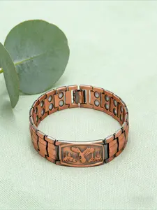 Europe and the United States cross-border hot-selling fashion retro environmental protection bronze eagle pattern bracelet three-row magnet bracelet Elegant Bangle Adjustable Link Bracelet