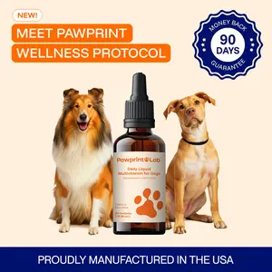 8-in-1 Canine Liquid Vitamin Supplement for Dogs - Joint Care, Enhanced Mobility, Increased Energy, Immune Support, Skin Support, Easy-Mixing Daily Wellness Drops