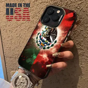 Case for iPhone 16 Pro Max 15 Plus 14 13 12 11 XS XR Cool Eagle Gradual Matte Shockproof Anti-Scratch Stylish Smartphone Cover Protector Screen Protector