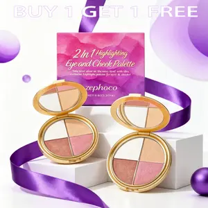 BUY 1 GET 1 FREE! Diamond Glow 4-in-1 Face Palette for a Flawless Radiant Complexion summervibes makeup