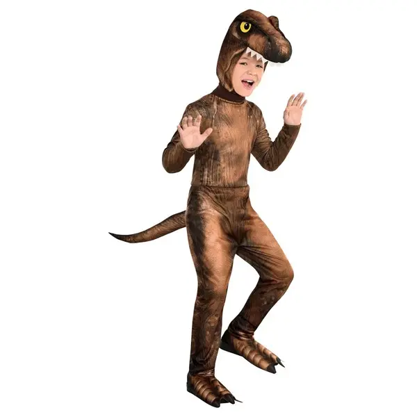Boy's Jurassic T-Rex Jumpsuit Costume
