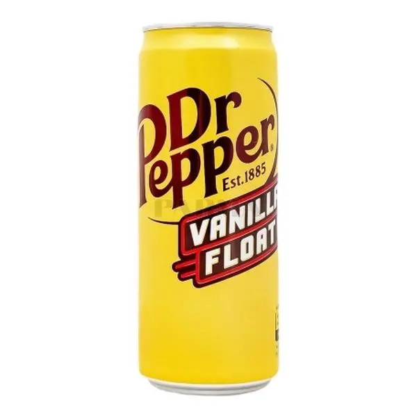 Dr Pepper Vanilla Float soda can.