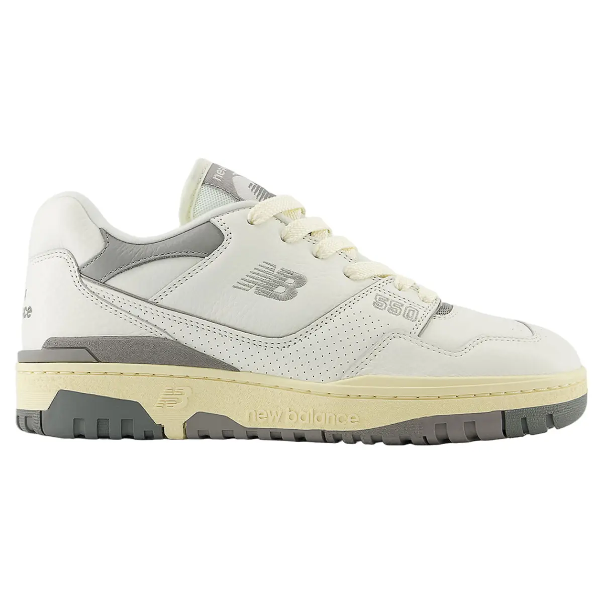 New Balance 550 Away Grey Mini Logo Men's Fashion Shoes New
