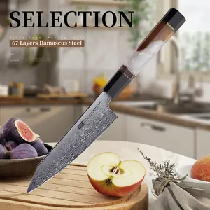 FINDKING 5 Inch Kitchen Utility Knife, Sharp Fruit Paring Knife, Solid & Beautiful Pairing Knife, Small Kitchen Knife for Everyday Cooking & Food Prep (BLACK-ROSE Series)