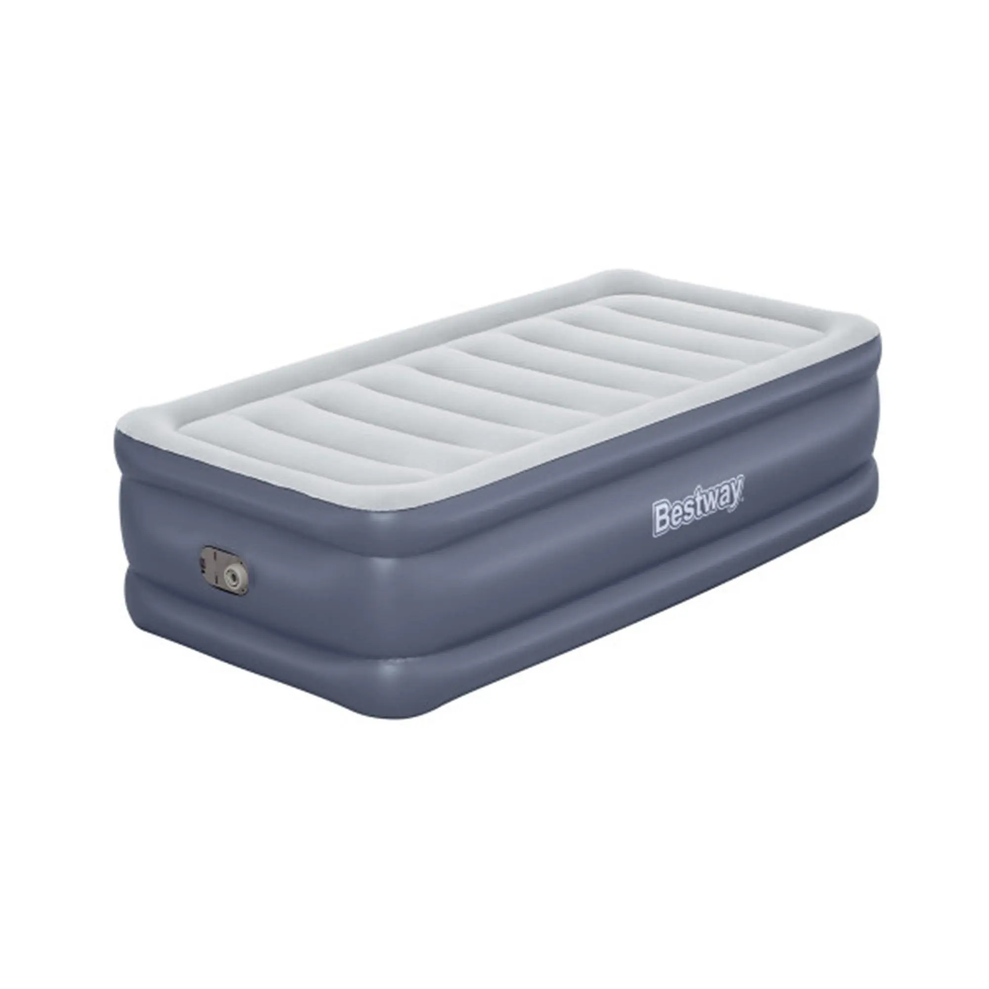 Bestway Tritech Air Mattress Inflatable Twin-Sized Bed with Built-In AC Pump Bestway Tritech Air Mattress Inflatable Twin-Sized Bed with Built-In AC Pump