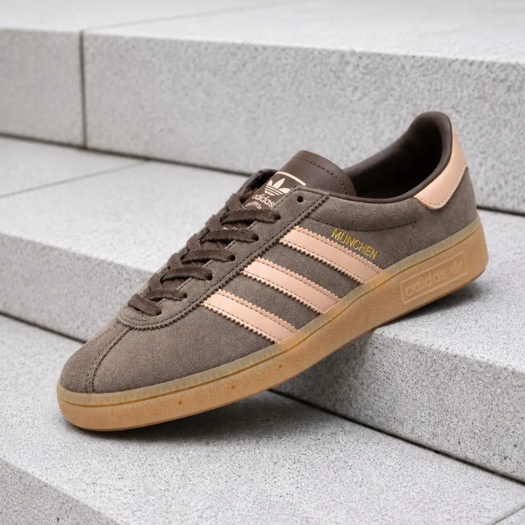 Adidas Muenchen SE Earth Strata Halo Blush KJ4496 Women's Fashion Sneaker New