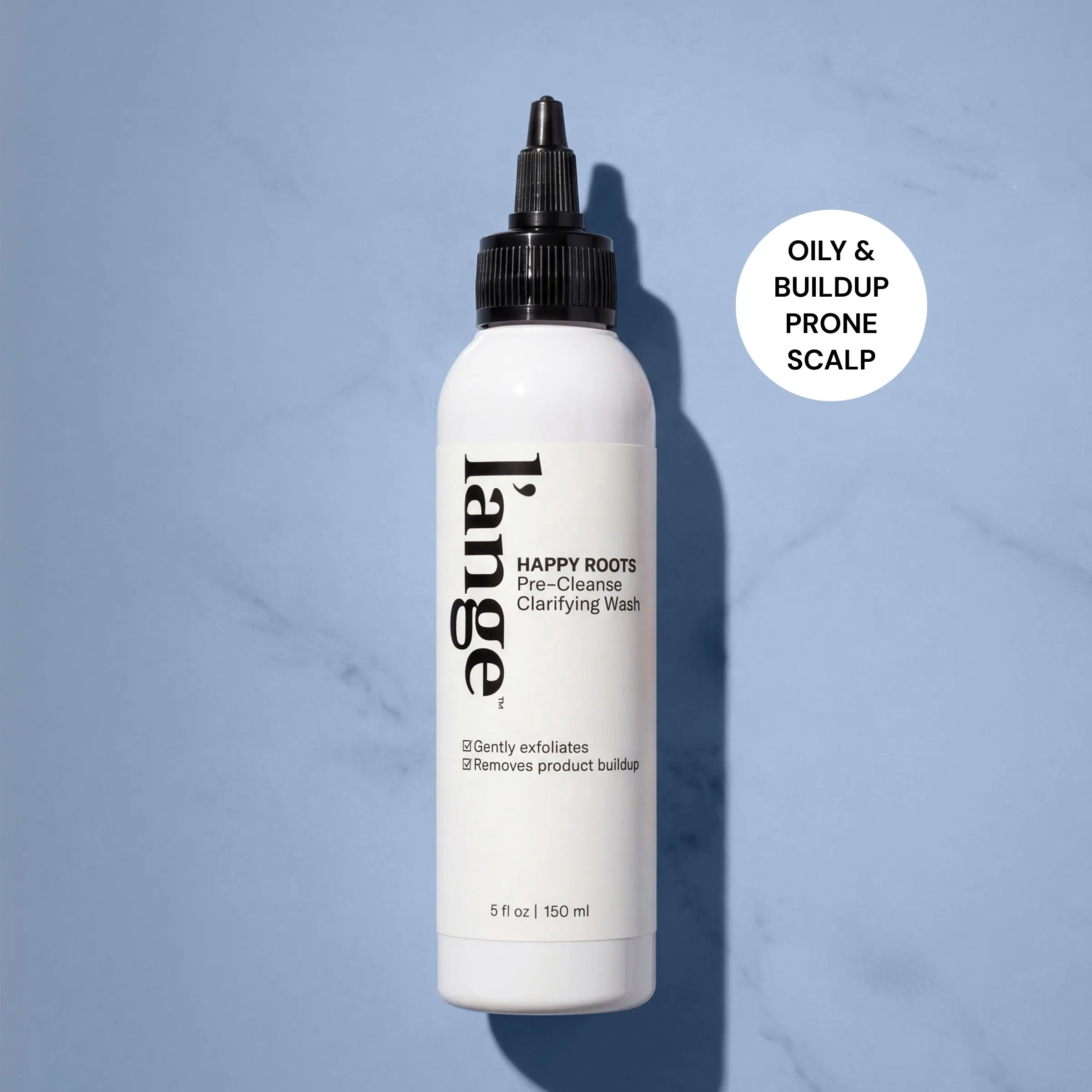 L'ANGE HAIR - Happy Roots Pre-Cleanse Clarifying Wash - AHA-Powered Exfoliating Pre-Shampoo for Oily & Buildup-Prone Hair, Oil Control for Excess Oil & Visible Flakes Before Shampooing, Potassium Sorbate, Almond Oil Glycereth-8 Esters