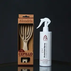 Leave in conditioner and brush