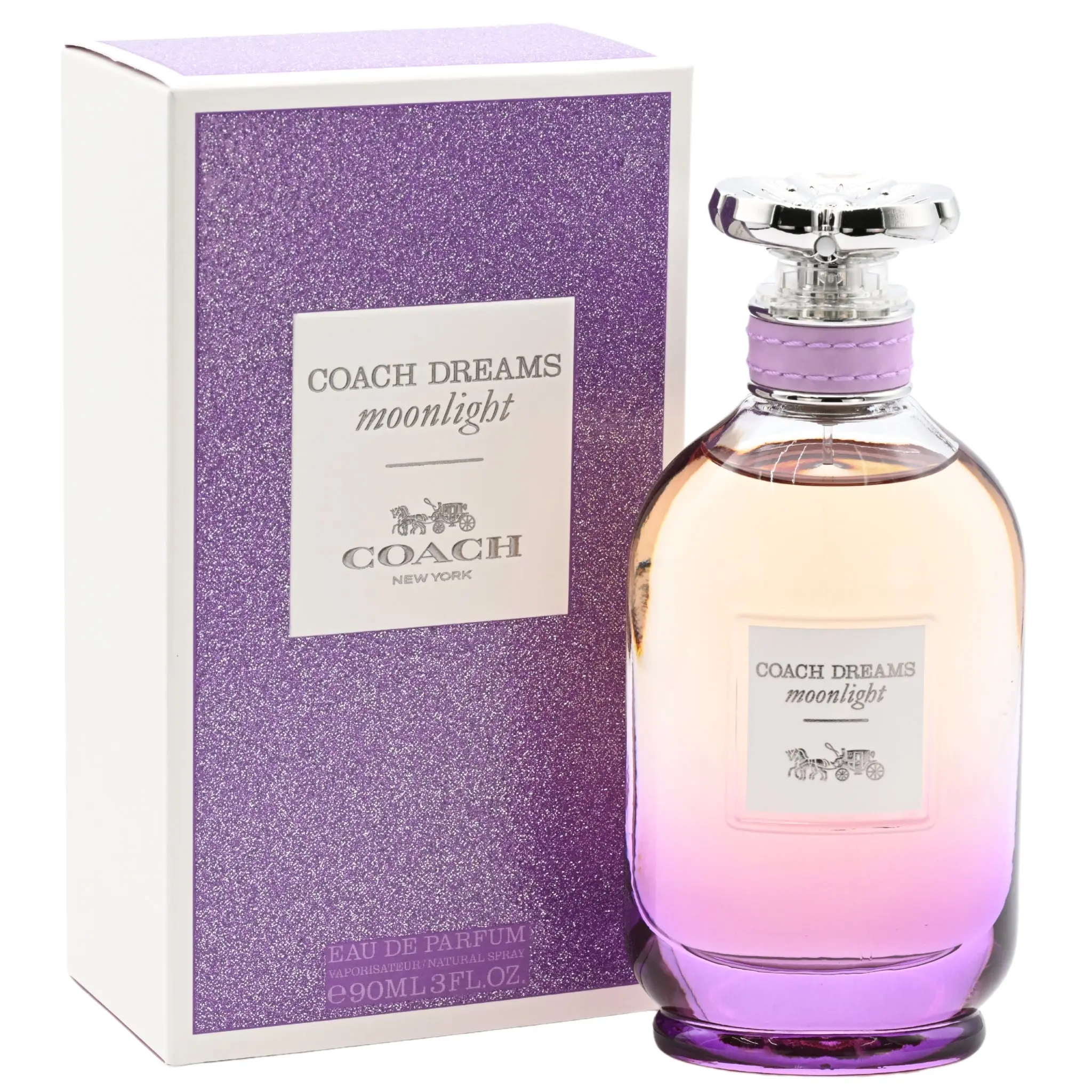 Coach Dreams Moonlight EDP Fragrance - Dream-Inspired, Night Glow Floral Jasmine Scent for Women, 3 fl oz, New in Box, Fragranced Women's Fragrance