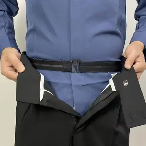 Non-Slip Waistband, Elastic Grip, Adjustable Buckle, Suitable for Formal Occasions, Compact Drawstring, Essential for Suit Pants, Waist Accessories