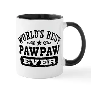 CafePress - World's Best Pawpaw Ever Mug - 11 oz Ceramic Mug - Novelty Coffee Tea Cup