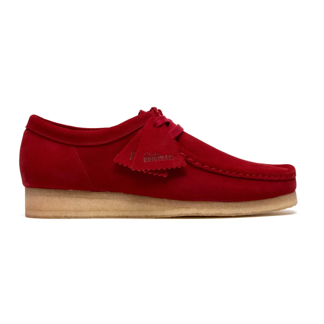 Clarks Wallabee - 26186772 - Deep Red Suede