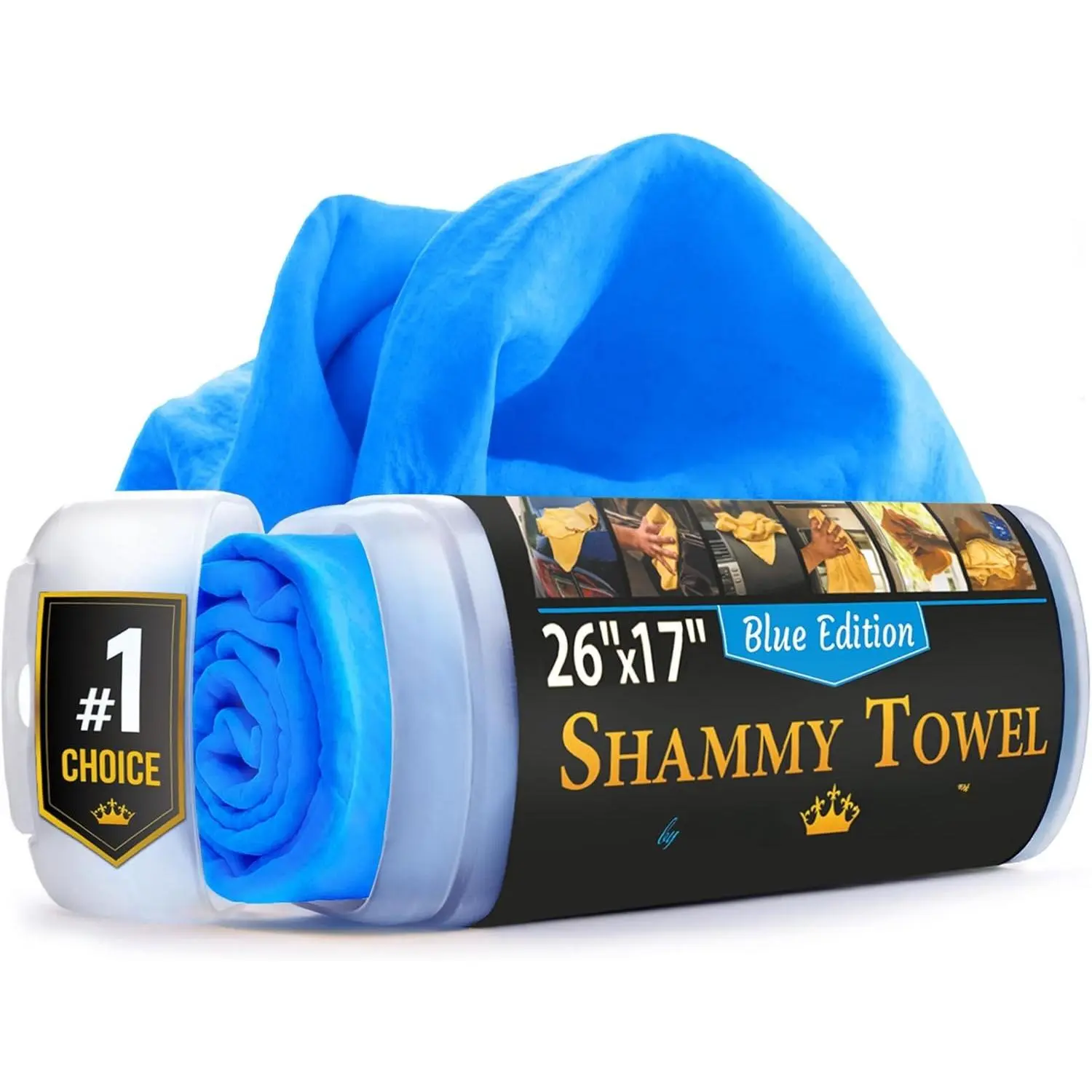 Shammy Cloth for  Drying - 26"x17" - Super Absorbent Chamois Towel for  - Scratch-Free,  & Soft