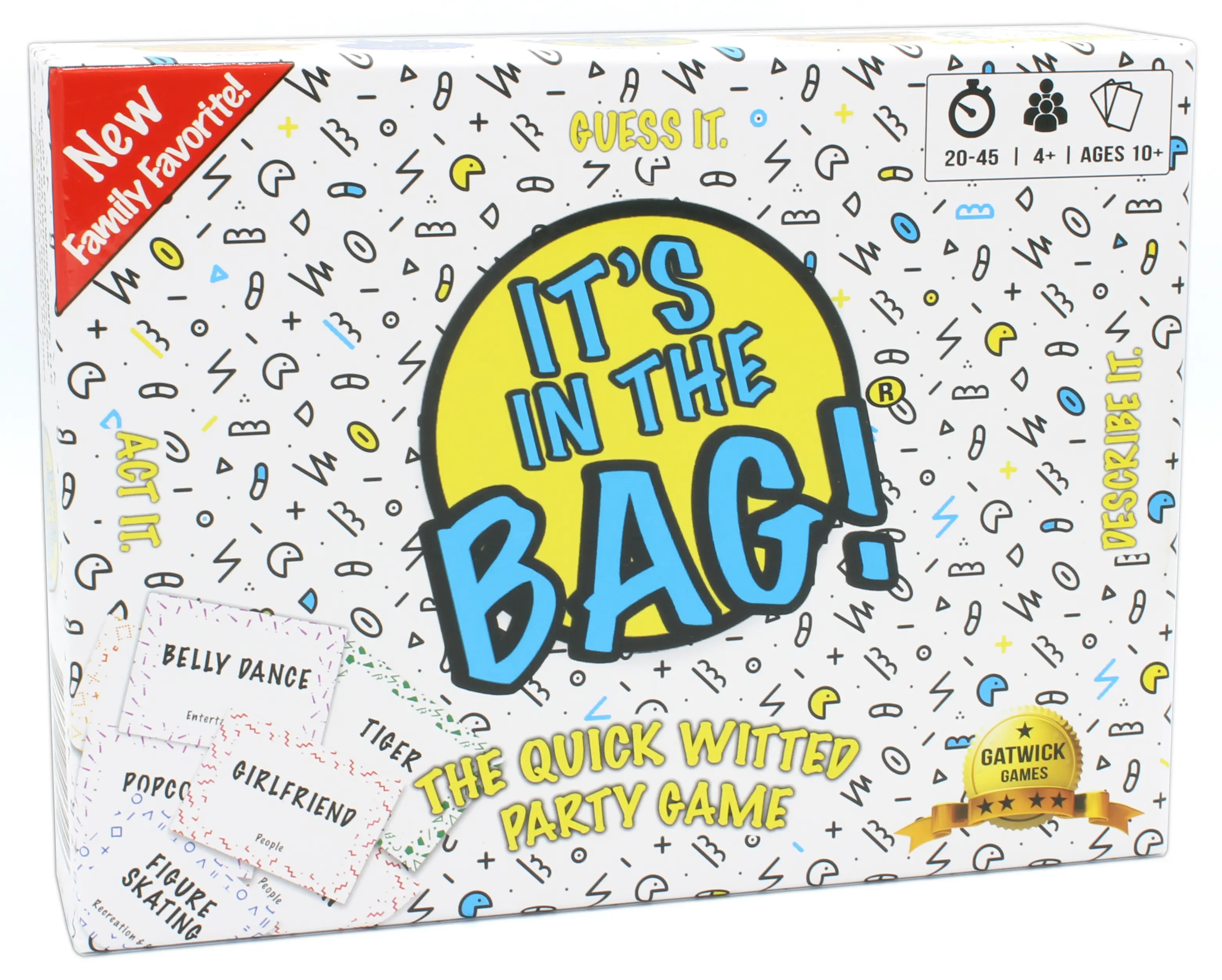 It’s in The Bag | The Ultimate Family Party Game for Game Night - A Mashup of Charades for Kids and Adults & 25 Words or Less Games
