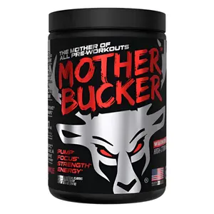 Bucked Up Mother Bucker Pre-Workout Original Formula with Beta-Alanine Nitrosigine & Caffeine for Enhanced Performance and Energy Boost US Edible Dietary Supplement - Healthcare