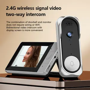 NT601 4.3-Inch Smart Video Doorbell with HD Display, Two-Way Intercom, Night Vision, and 2.4G Wireless Connection
