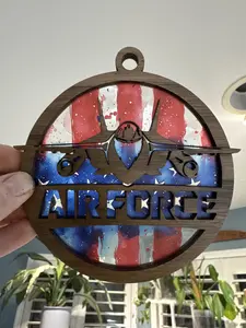 Air Force Suncatcher for Sunny Window