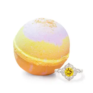 Sugar Petals XL 10oz Bath Bomb with Epsom Salt & Hidden Surprise