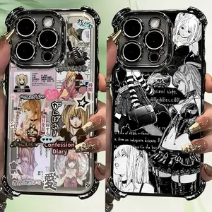 Death Note Misa Amane Anime Phone Case – Four Corner Anti-Drop Acrylic Hard Shell Cover, Compatible For iPhone 17 Air 16,15,14,13,12,11,Pro,MAX & Air, Viral Anime Gift for Fans