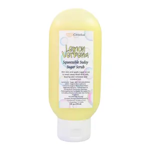 CitrisSan Sudsy Foaming Sugar Scrub, Squeezable Travel-Size Body Scrub (Pick Your Scent)