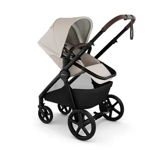 Ultimate 3 Full Size Stroller for Infant to Toddler - All-Terrain Tires with Full Suspension, Reversible Extendable Seat, Adjustable Handle, One-Second Fold, Car Seat Compatible