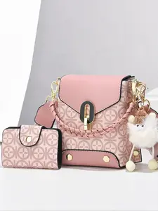Women's Fashionable Crossbody Bag & Wallet, Casual Versatile Shoulder Bag & Wallet, Trendy All-match Commuter Bag for Daily Used, Crossbody Clutch Purse, Fashionable Unique Bags, Stylish Versatile Bag