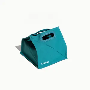 Anyday Anywhere Food Travel Bag - Teal Portable Picnic Potluck Container for On-the-Go Dining