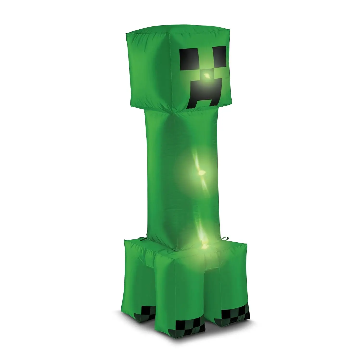 Minecraft Creeper Inflatable Lawn Decoration, Official Minecraft Party Decor, 4 Foot Inflating Creeper